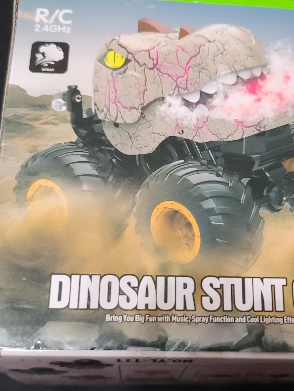 Remote Control Dinosaur Car for Kids Boys, 2.4Ghz All Terrain Remote Control Car